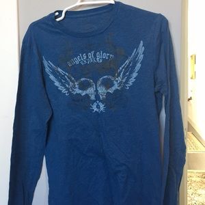 Express graphic long-sleeve t shirt